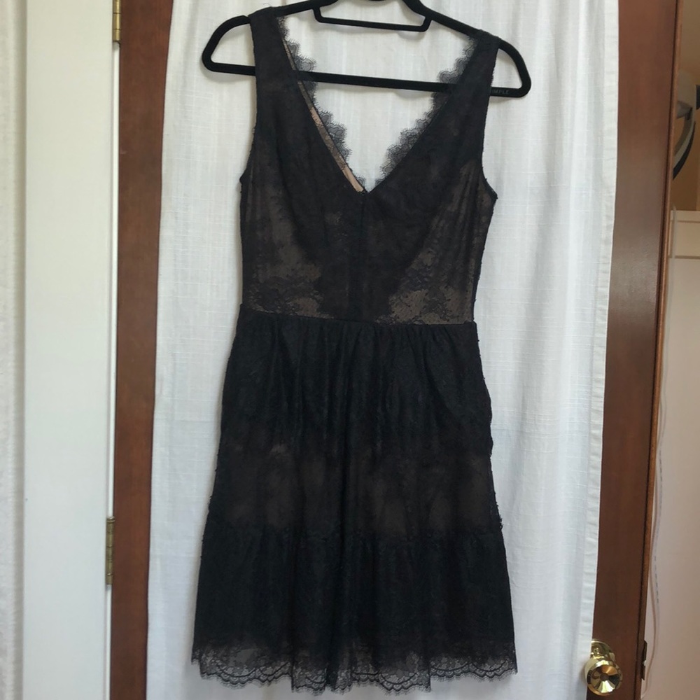 Black lace dress